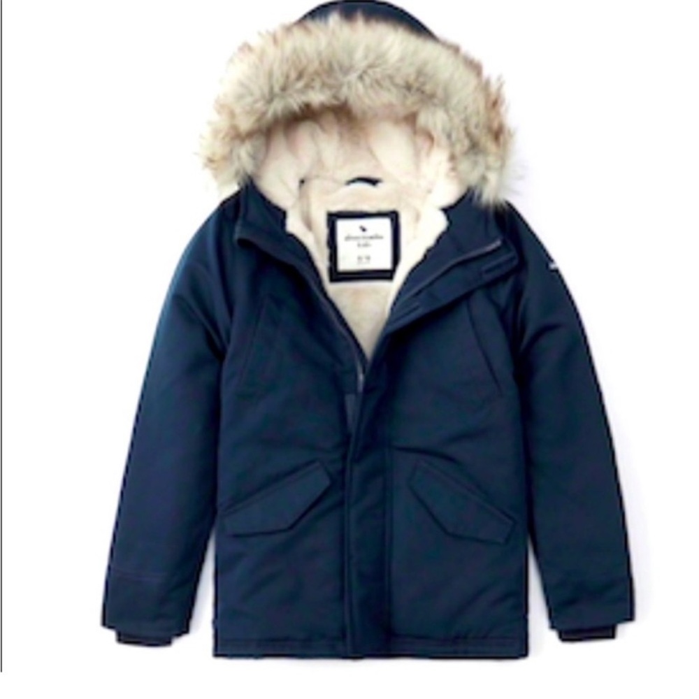 Abercrombie Kids Sherpa Parka Boys
Navy 7/8